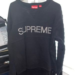 Supreme big stitch hoodie